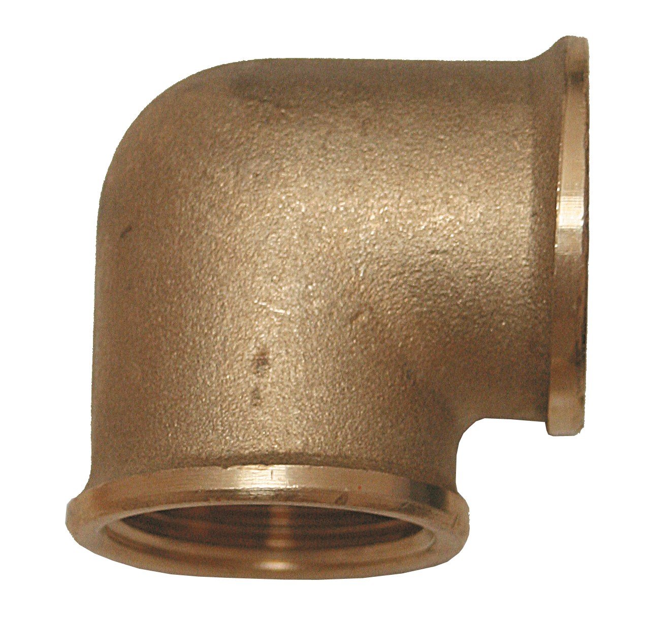Messing 90° menetes könyök 1/2”, kétoldali belső menettel – 1/2 coll