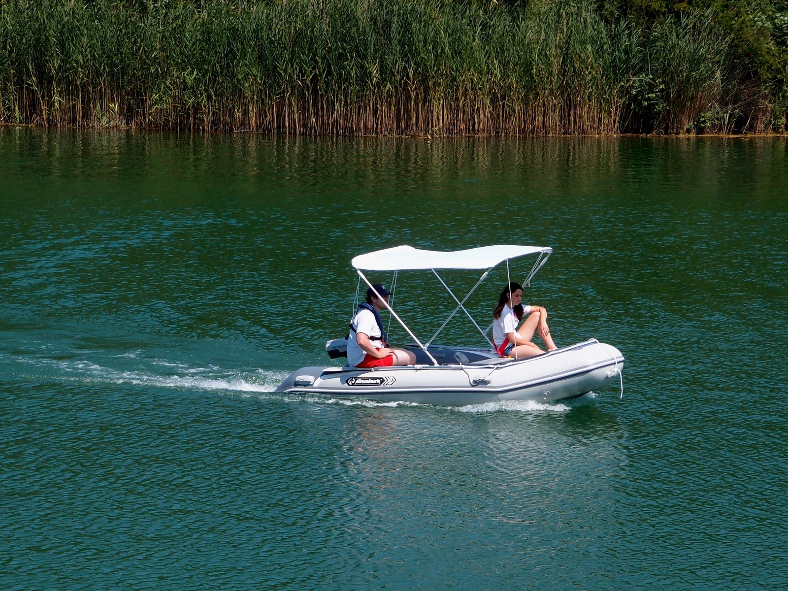 Allroundmarin Sunworld II bimini naptető 165–185 cm – 165–185 cm, fehér