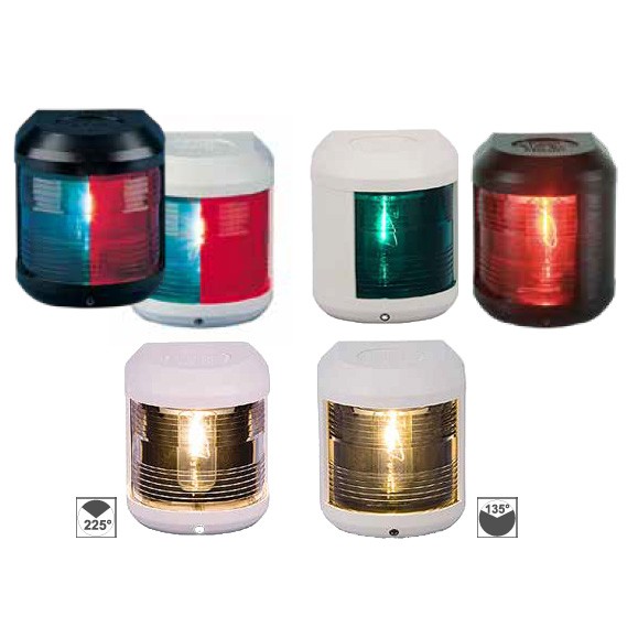 Aqua Signal Serie 41 jobb oldali zöld pozíciófény, fekete, 12 V