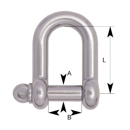 Aquinox egyenes kivitelű sekli – Csapszeg: 4 mm