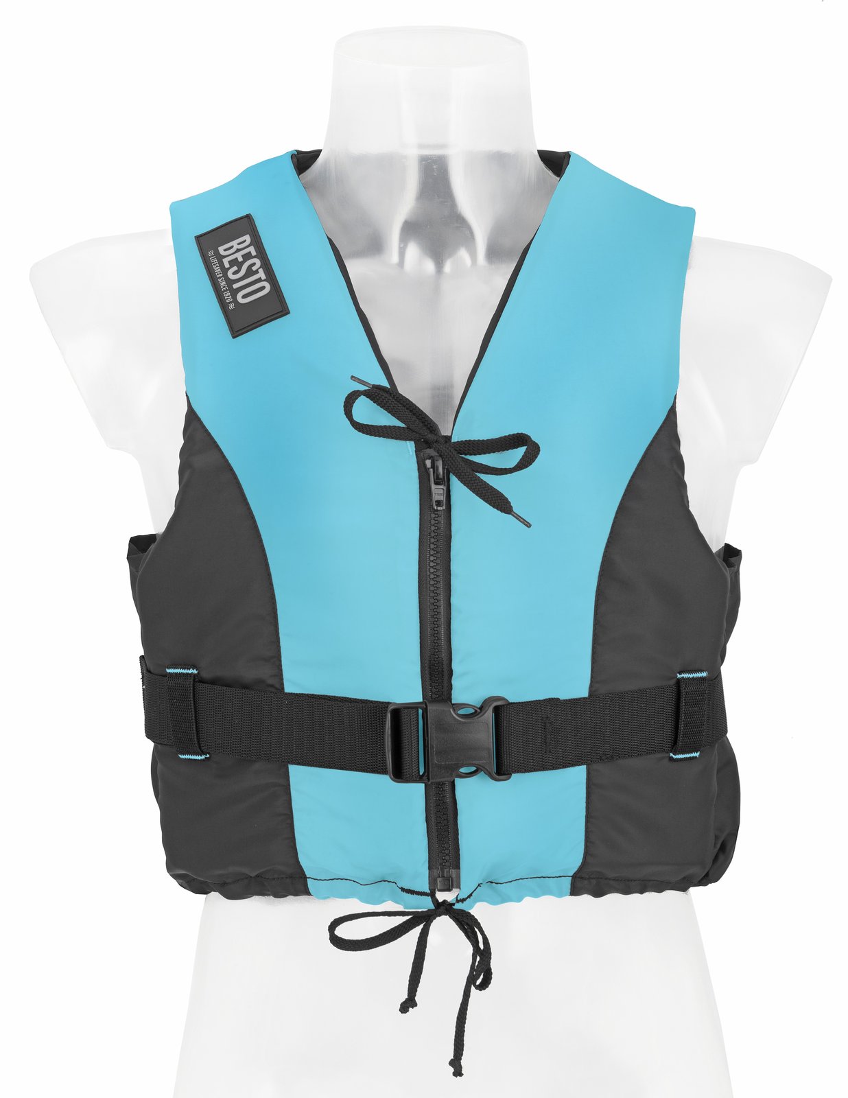 Besto Dinghy Zipper úszómellény 50N türkiz – 30–40 kg / 35N / türkiz