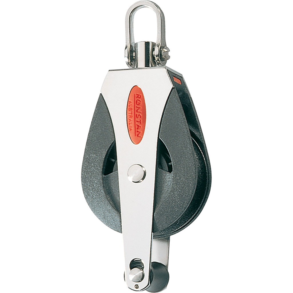 Ronstan golyóscsapágyas csiga 50 mm, forgófejes, beckettel