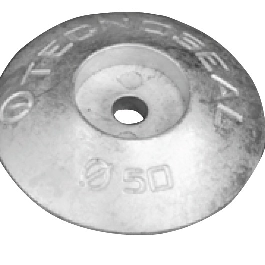 Csavarral rögzíthető magnézium anód – Átmérő 50 mm