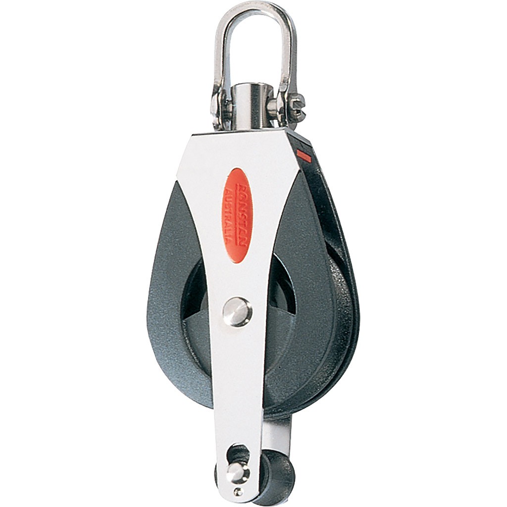 Ronstan golyóscsapágyas csiga 40 mm, forgófejes, beckettel