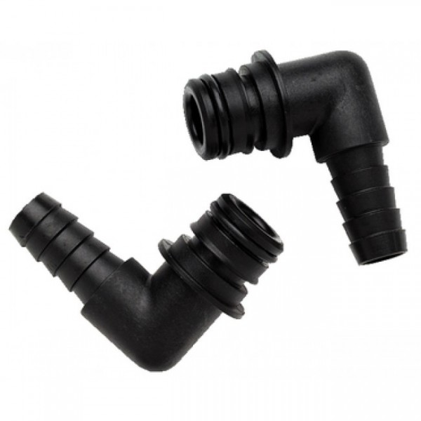 Flojet 90° pumpacsatlakozó 1/2” tömlőcsonkkal