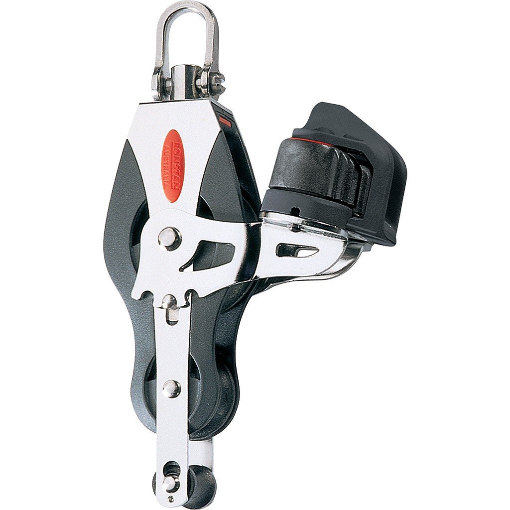Ronstan golyóscsapágyas violinblock 40 mm, kötélfogóval