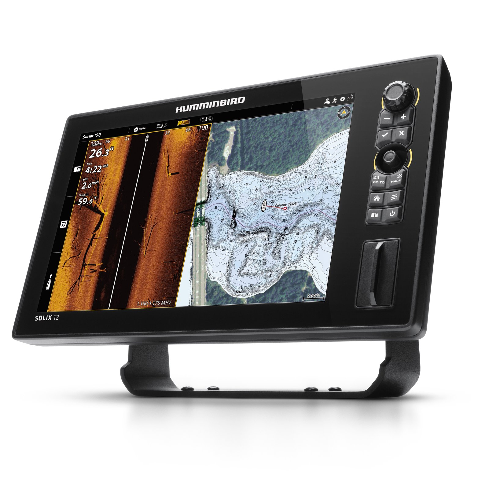 Humminbird SOLIX 10 CHIRP MEGA SI+ GPS G3 halradar (10,1")