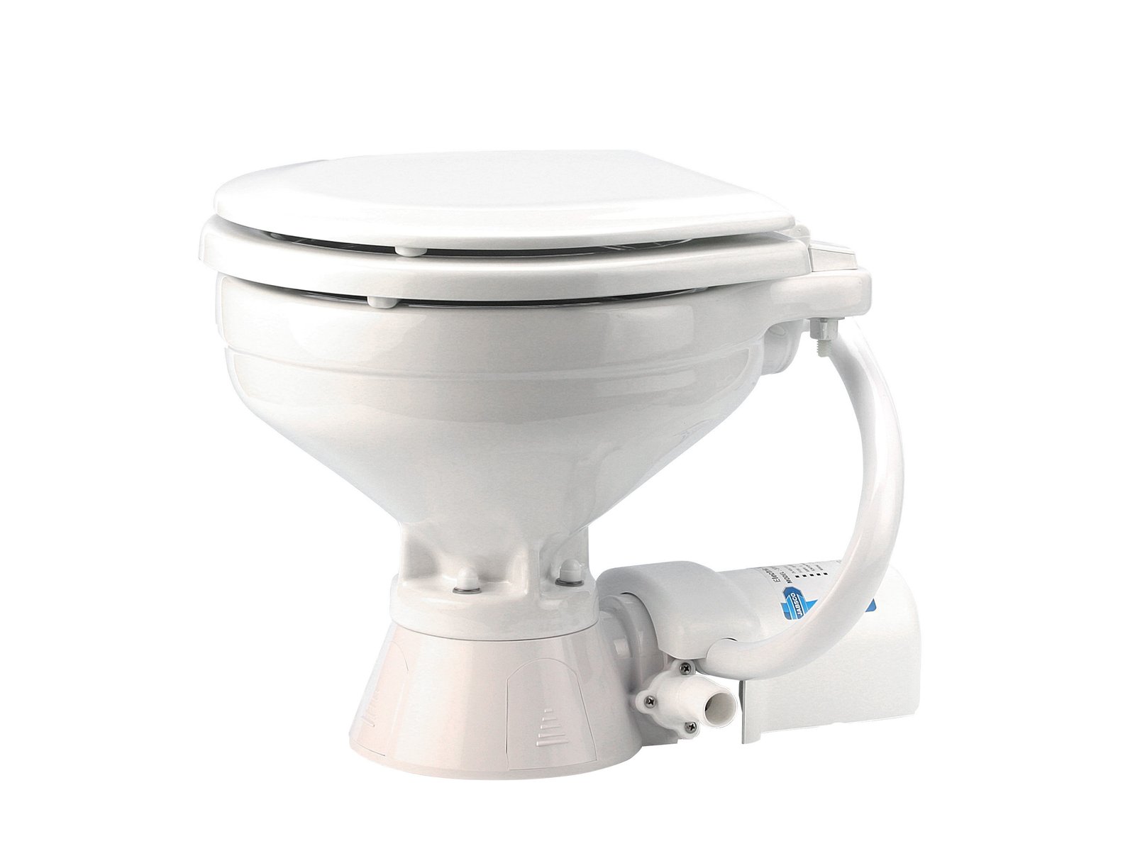Jabsco elektromos fedélzeti WC, Compact, 12 V – Compact / 12 V / 25 A / 15,4 kg