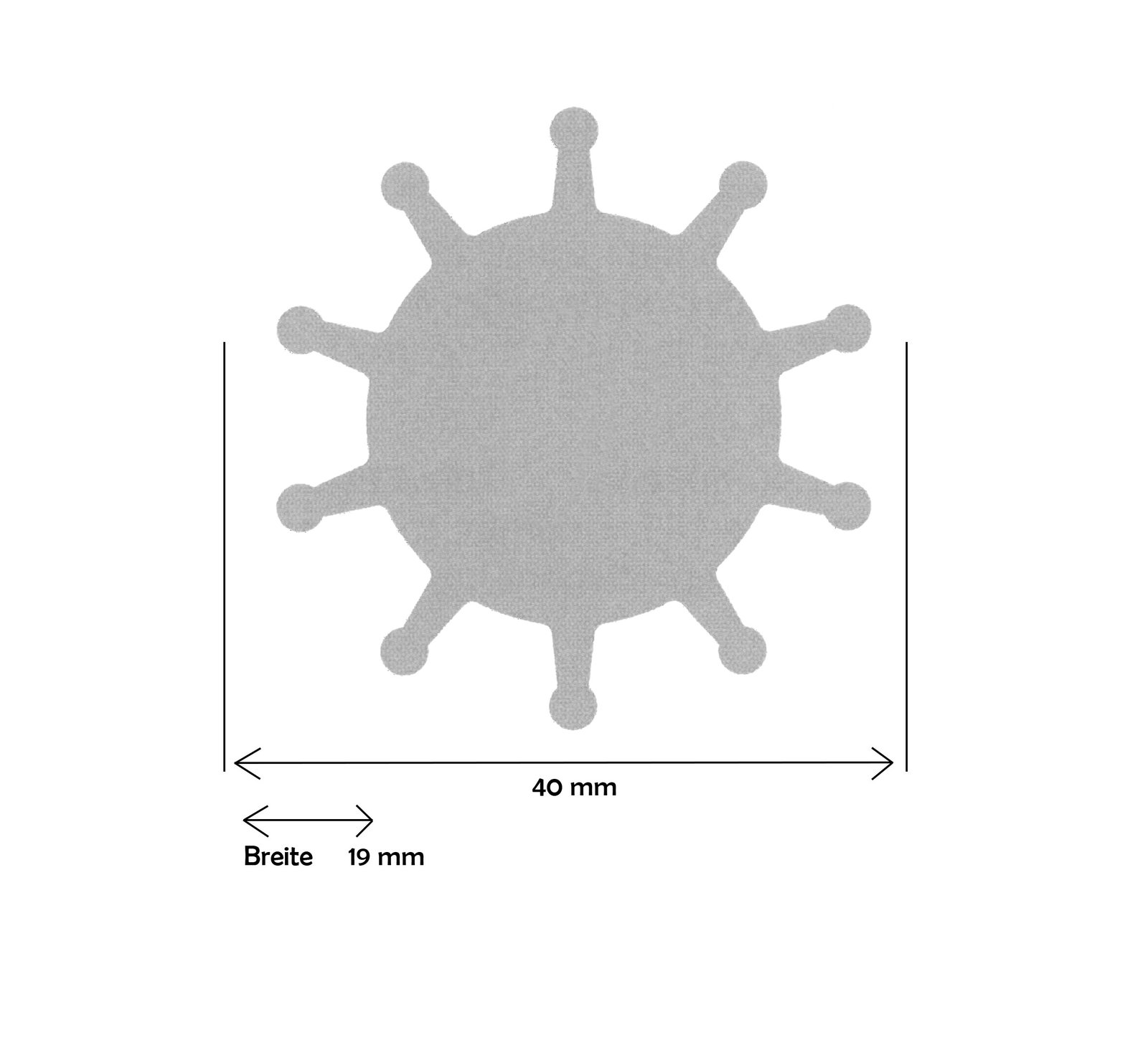 Impeller lapátkerék 40,0 × 19,0 mm – 8 mm lapított tengely (neoprén)