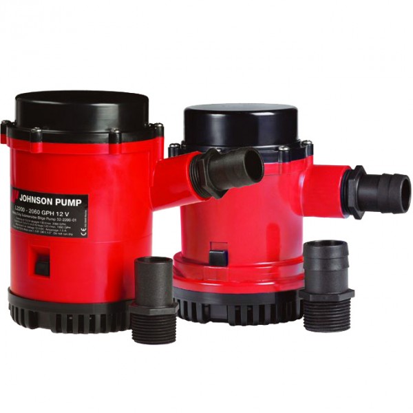 Johnson L1600 Heavy Duty fenékvíz-szivattyú – 5900 l/h, 12 V