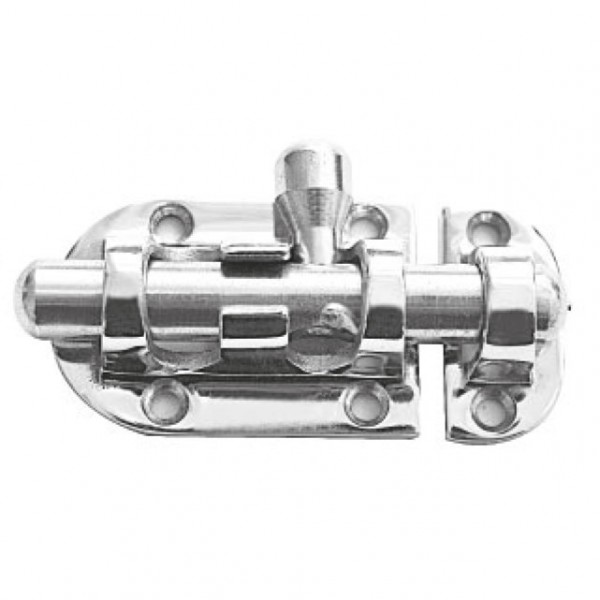 Kabinzár retesz rozsdamentes A2, 45+15 × 30 mm – 45mm + 15mm