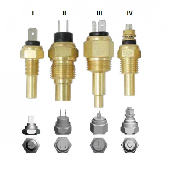 KUS olaj hőmérséklet-jeladó (III. típus, max 150 °C) – Menet M14×1,5