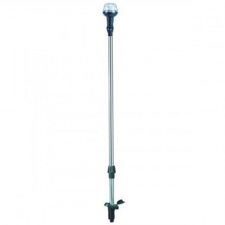 Bedugható LED körfény, fekete, 12/24 V, 63,5 cm