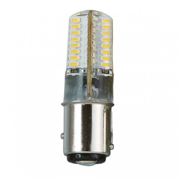 BAY15d LED izzó, 12 V, 2,5 W, hideg fehér, 180 lumen – 12 V / 2,5 W / 63 LED / 180 lumen / hideg fehér / 50,5 x 15,2 mm