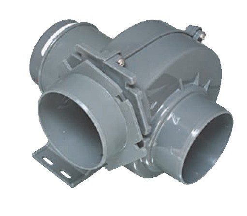 Hajós radiál szellőztető ventilátor, 12 V, 250 m³/h, 75 mm csőhöz