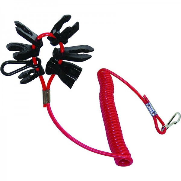 Univerzális vészleállítókapcsoló-készlet külmotorhoz – 11 adapterrel