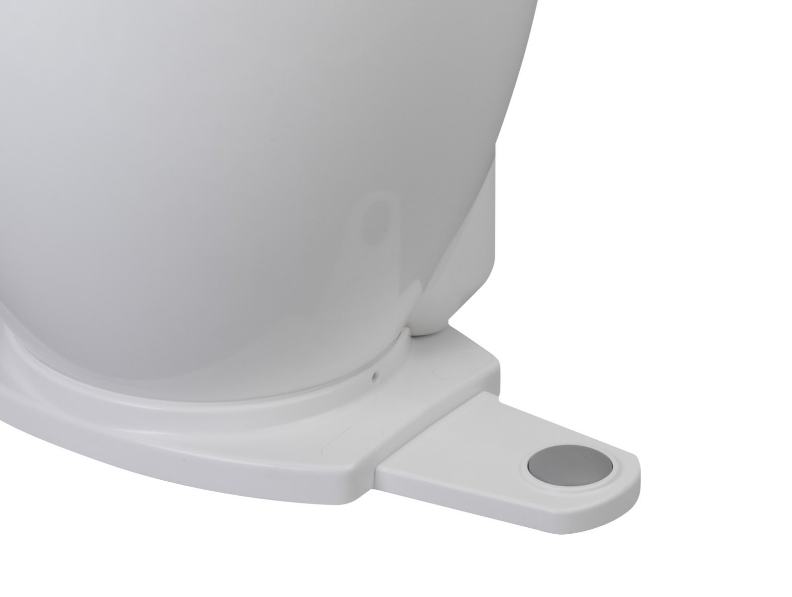 Jabsco Lite Flush elektromos fedélzeti WC, lábkapcsolós – lábkapcsoló / 402 mm mélység