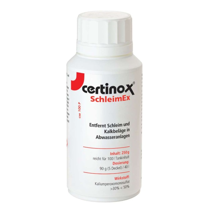 Certinox SchleimEX szennyvíztartály tisztító por 250 g