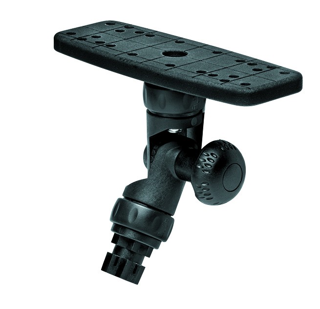 RAILBLAZA halradartartó platform S – 160 × 60 mm – Fekete Mérete: 160 x 60 mm