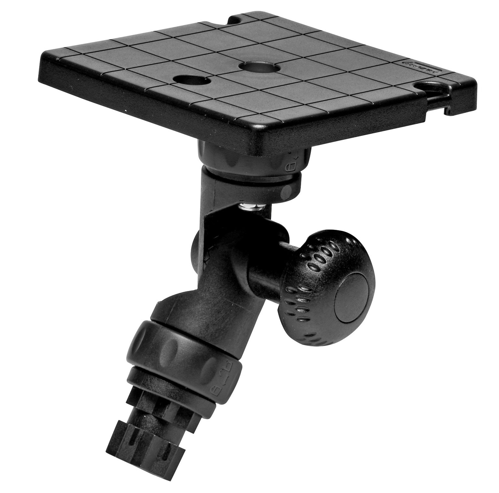 RAILBLAZA Platform S halradartartó – fekete – 102 × 102 mm / R-Lock / 1 db