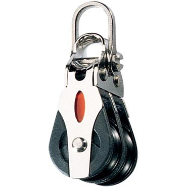 Ronstan golyóscsapágyas dupla csiga 20 mm, kengyeles