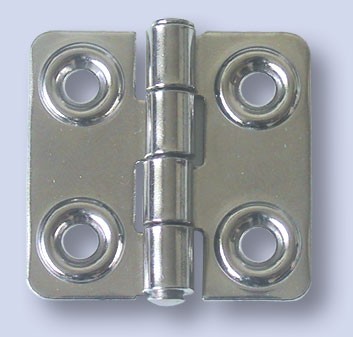 Rozsdamentes zsanér, 45 × 45 mm