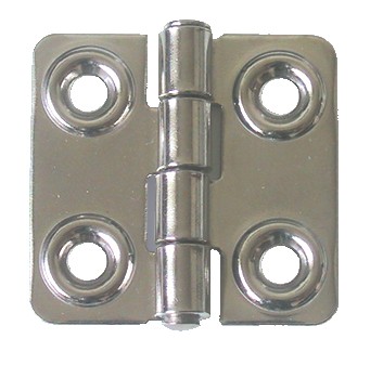 Rozsdamentes zsanér, 45 × 45 mm