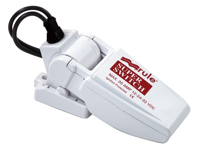 Fenékszivattyú úszókapcsoló Rule SuperSwitch, 12/24/32 V, 20 A – 12/24/32 V, maximum 20 A