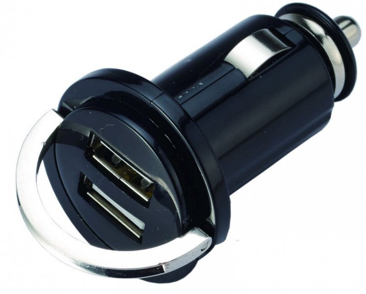 USB-töltő szivargyújtó-csatlakozóval, 2 kimenet, 5 V / 2 A
